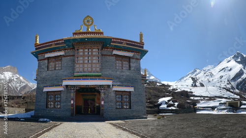 Wallpaper Mural Gargon Ani Monastery (Gompa). Muktinath, Nepal, Himalayas, Asia. Torontodigital.ca