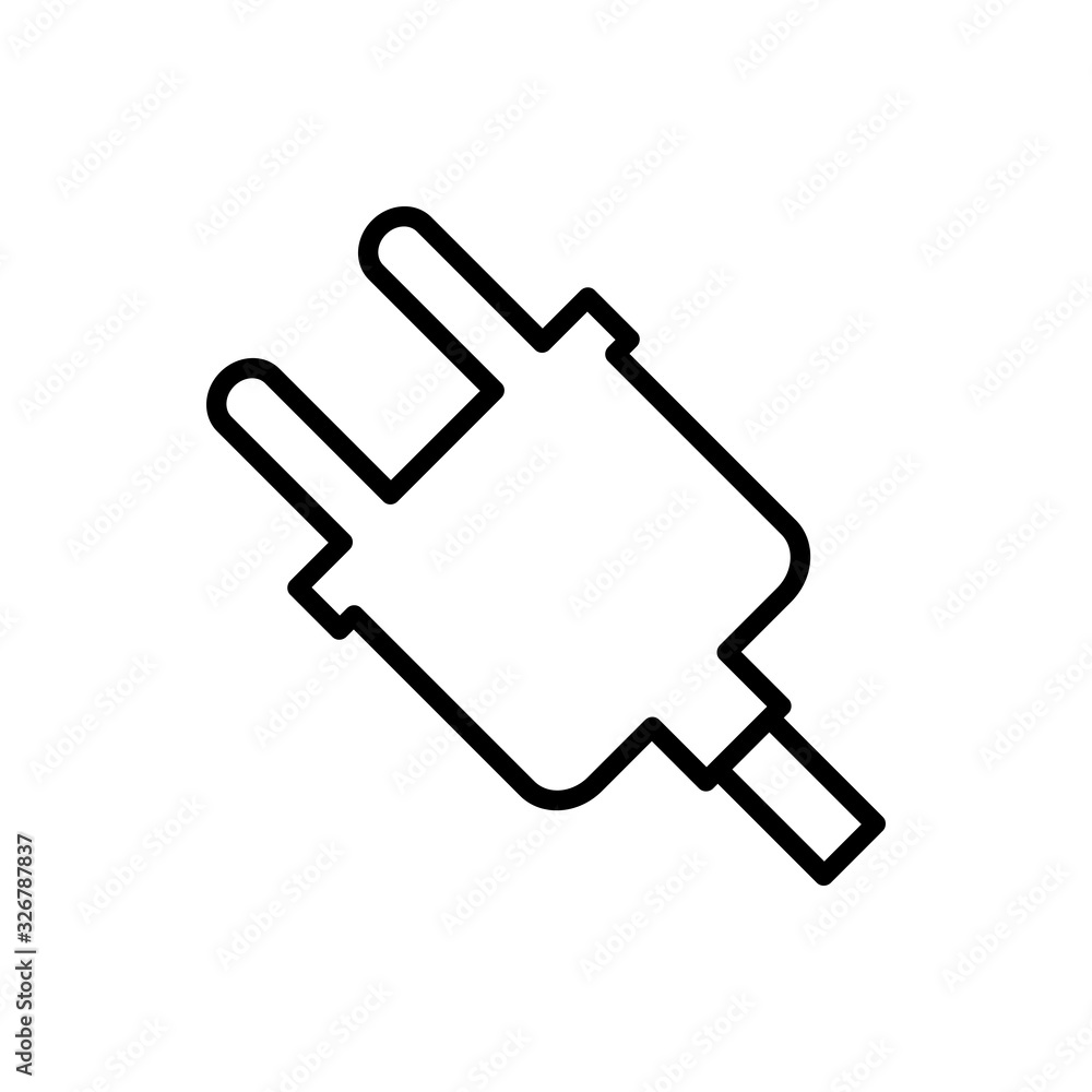 plug icon vector template plug icon vector template