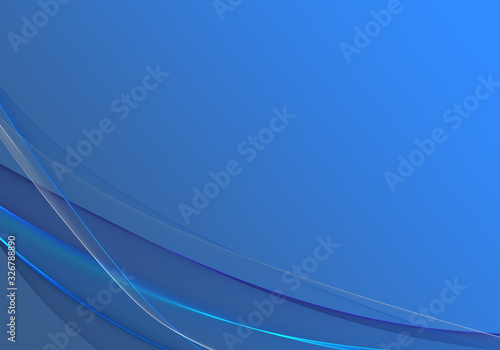 Abstract background waves. Cobalt blue abstract background for wallpaper or business card