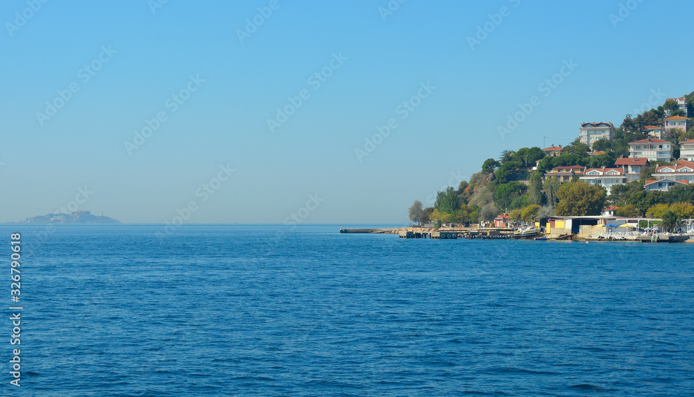 Kinaliada, one of the Princes' Islands, also called Adalar, in the Sea of Marmara off the coast of Istanbul
