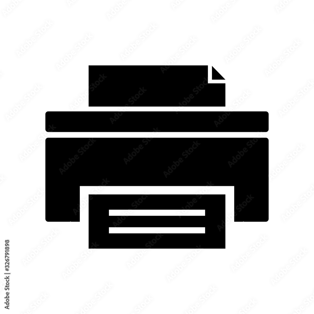 printer icon vector template printer icon vector template