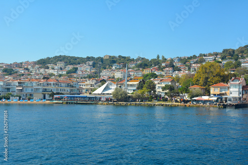 Kinaliada, one of the Princes' Islands, also called Adalar, in the Sea of Marmara off the coast of Istanbul © dragoncello
