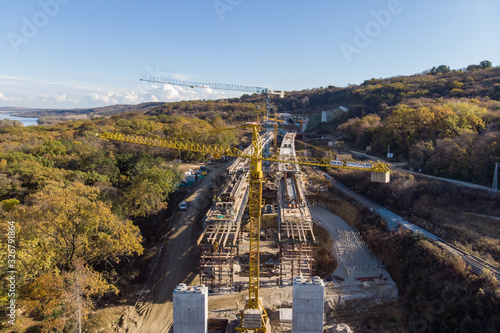 Photography Building the speed railway