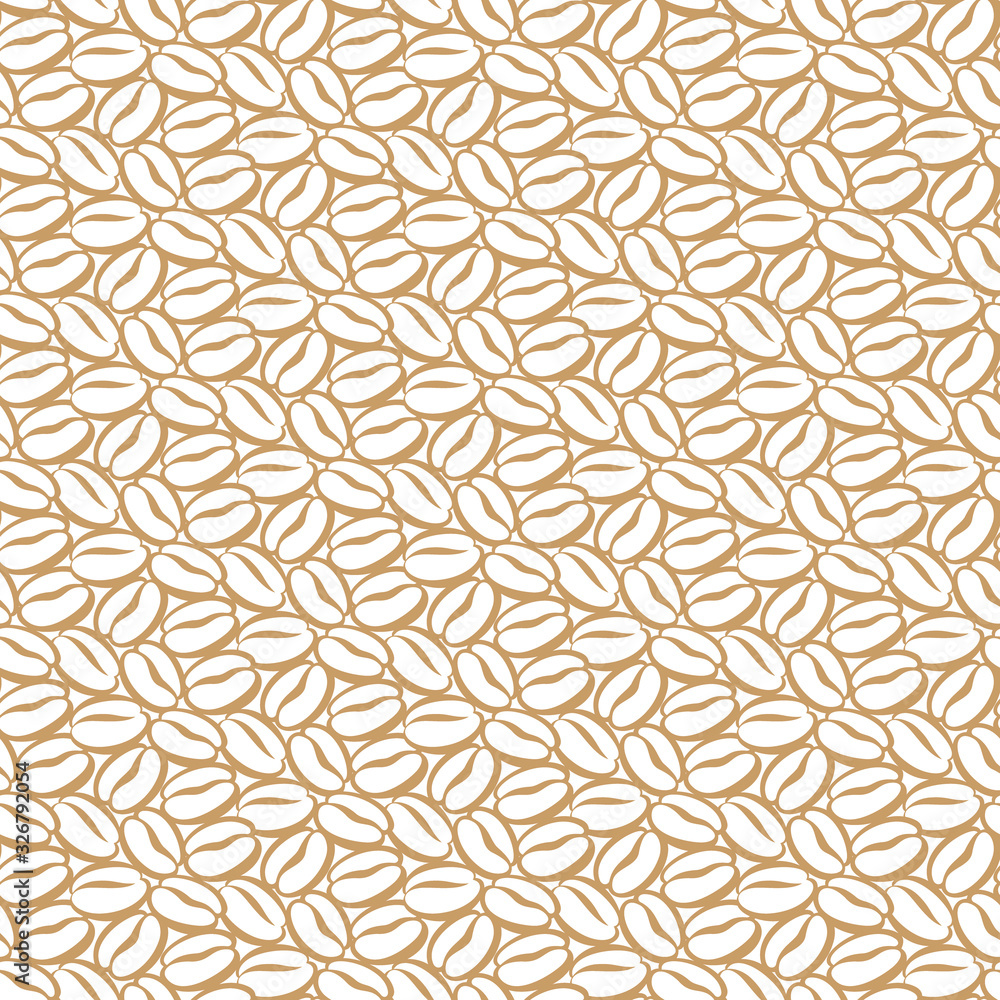  coffee beans seamless pattern