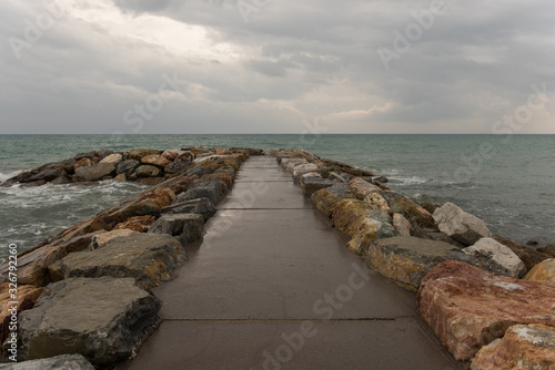 weg auf das meer