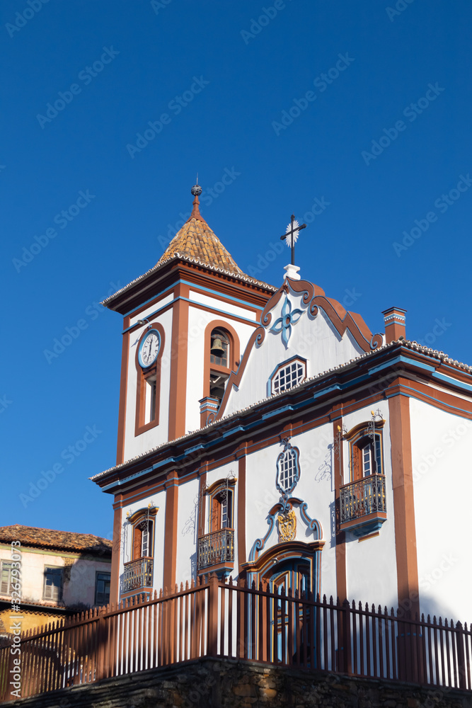 São Francisco de Assis Church in the historic city of Diamantina, Minas Gerais state, Brazil