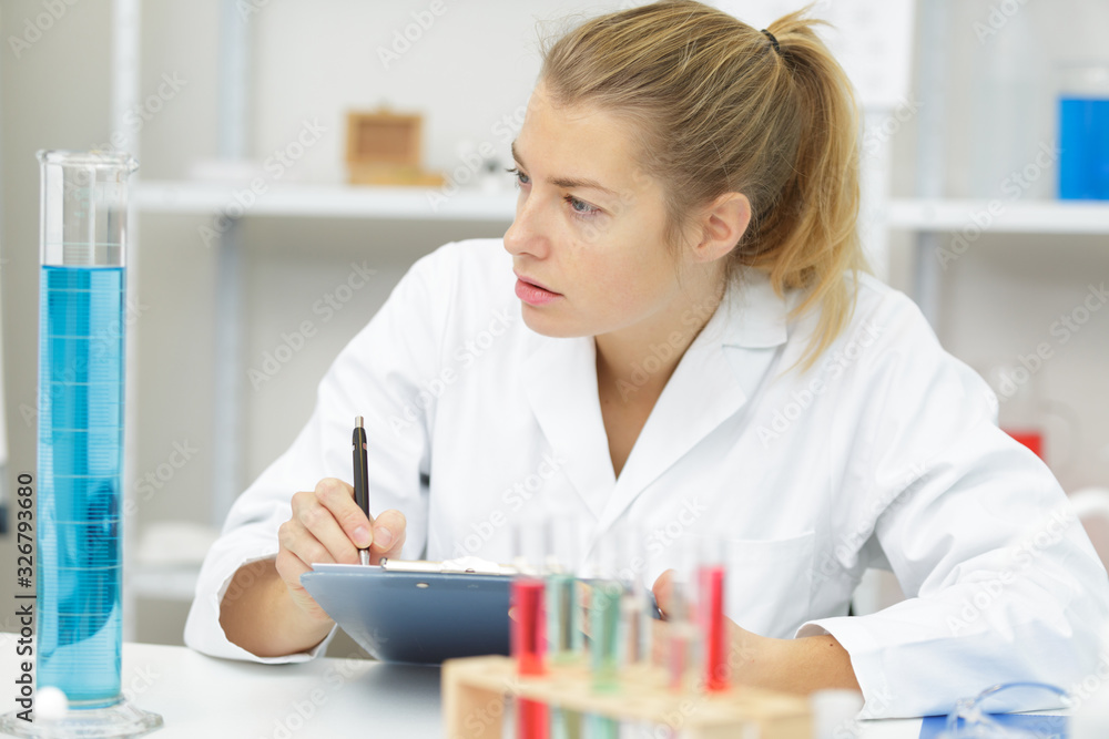 laboratory technician observation on test tube laboratory technician observation on test tube
