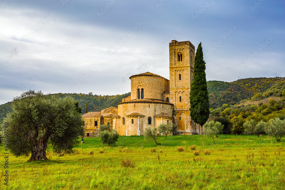 Ancient abbey of San Antimo