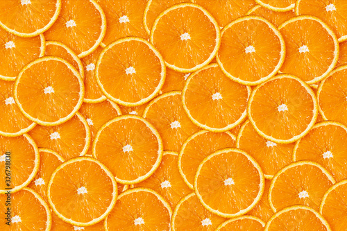 Orange slice background.