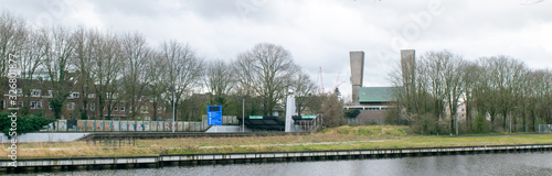 The end of The IJ Tunnel In Amsterdam