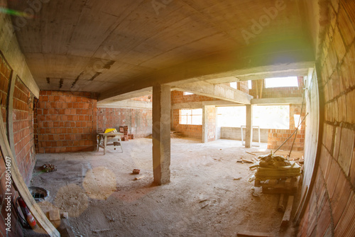 interior of construction site