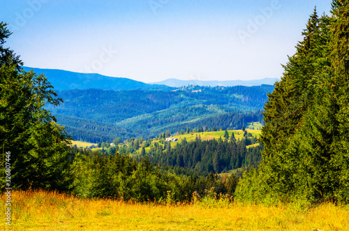 Beautiful mountains landscape. Summer in the mountains