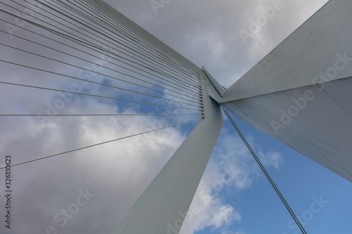 Erasmusbrug bridge in Rotterdam Netherland