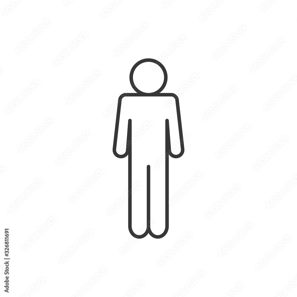 Isolated avatar line style icon vector design Isolated avatar line style icon vector design