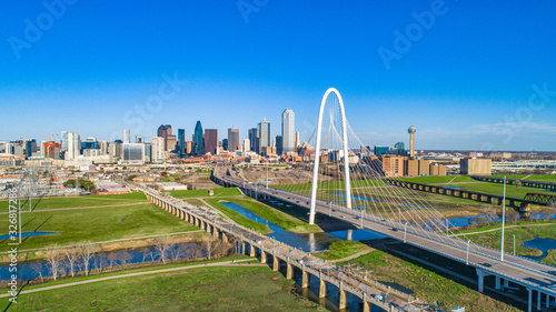 Dallas, Texas, USA Drone Skyline Aerial photo
