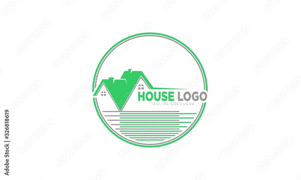 House simple luxury vector logo design House simple luxury vector logo design