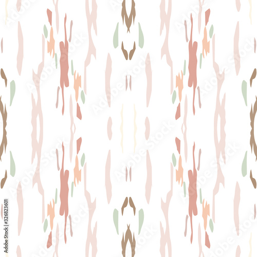 Ikat, Tie Dye. Batik, Hand Drawn Ornament. 