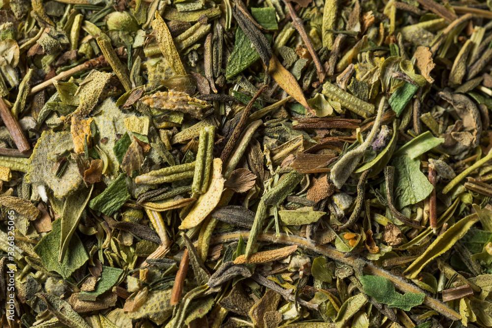 Dry Green Organic Bouquet Garni Herbs Dry Green Organic Bouquet Garni Herbs