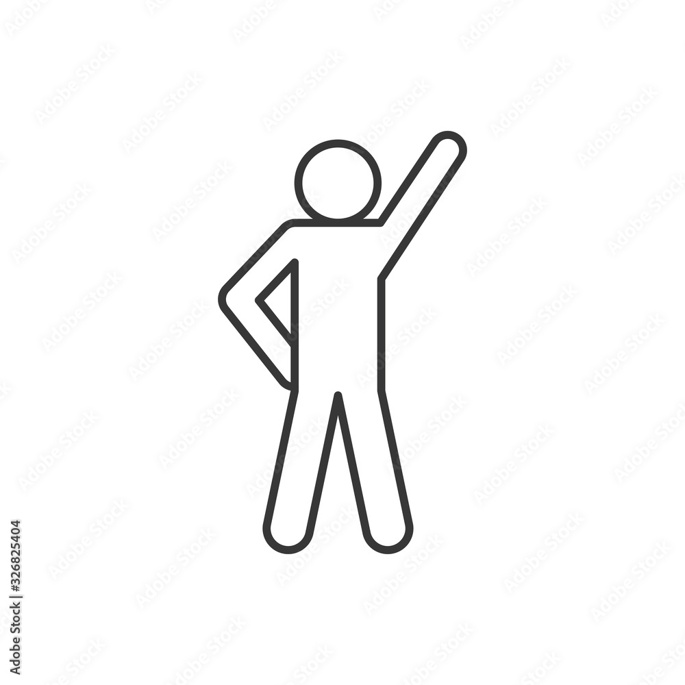 Isolated avatar line style icon vector design Isolated avatar line style icon vector design