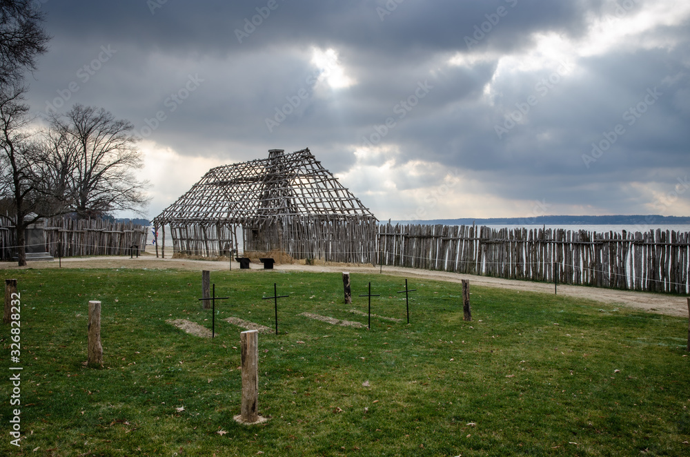 Ταπετσαρία Jamestown is a historic site in east Virginia