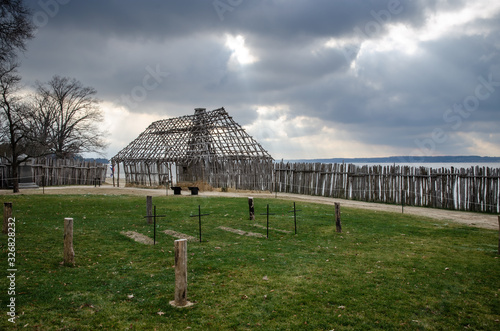 Jamestown is a historic site in east Virginia. The first permanent English settlement in North America