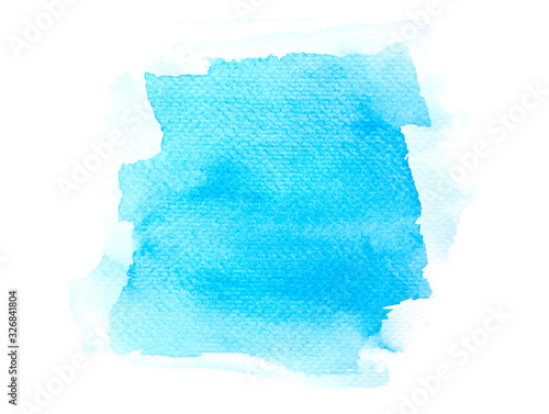 blue watercolor on paper. © caanebez