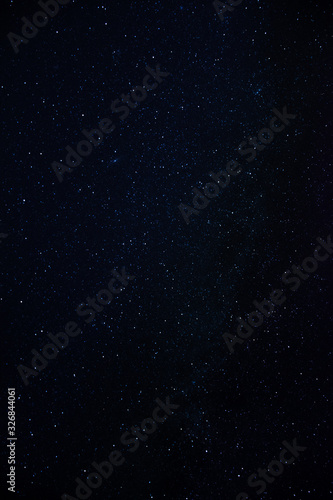 Milky way band in the clear night sky starry landscape background and copy space