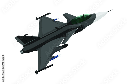 Military aircraft fighter 