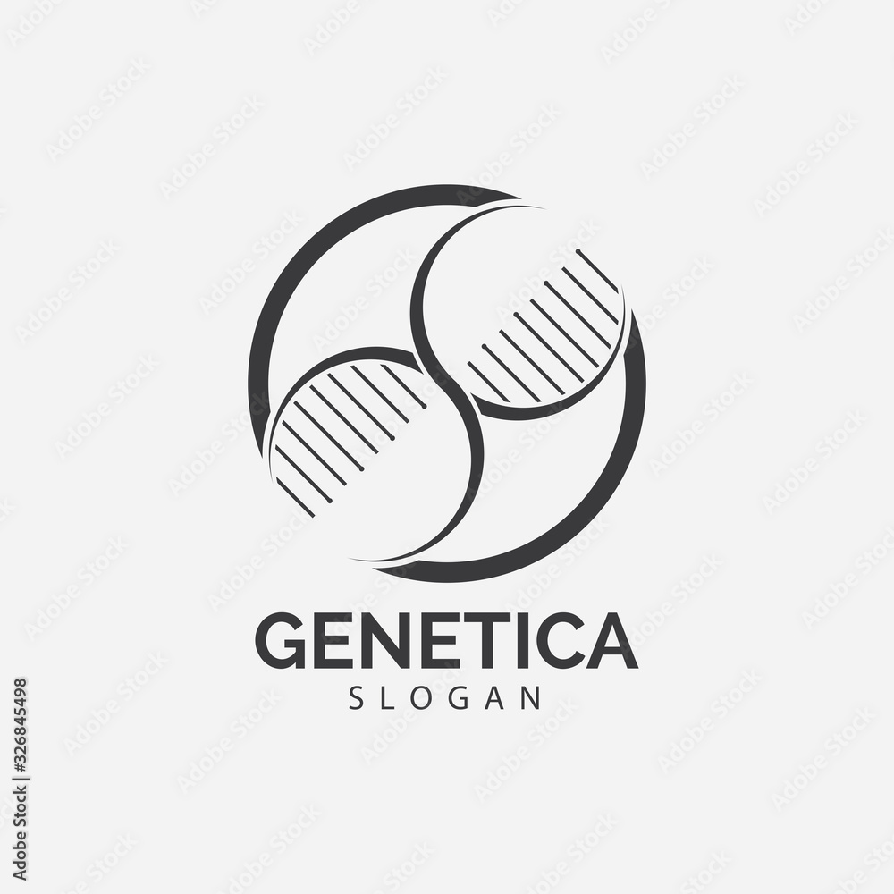 Human DNA and genetic vector icon design illustration Human DNA and genetic vector icon design illustration