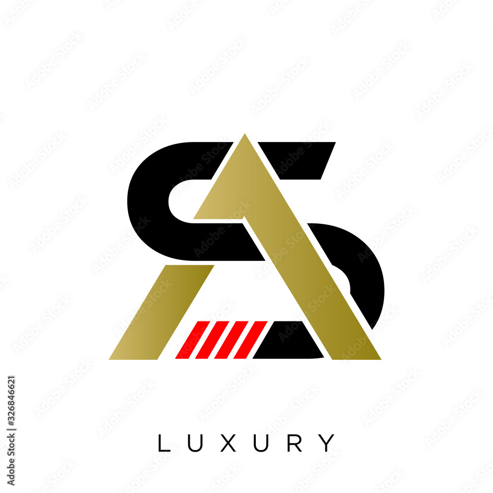 sa logo design vector icon Stock Vector | Adobe Stock