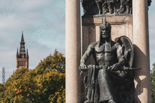 kelvingrove park in glasgow scotland