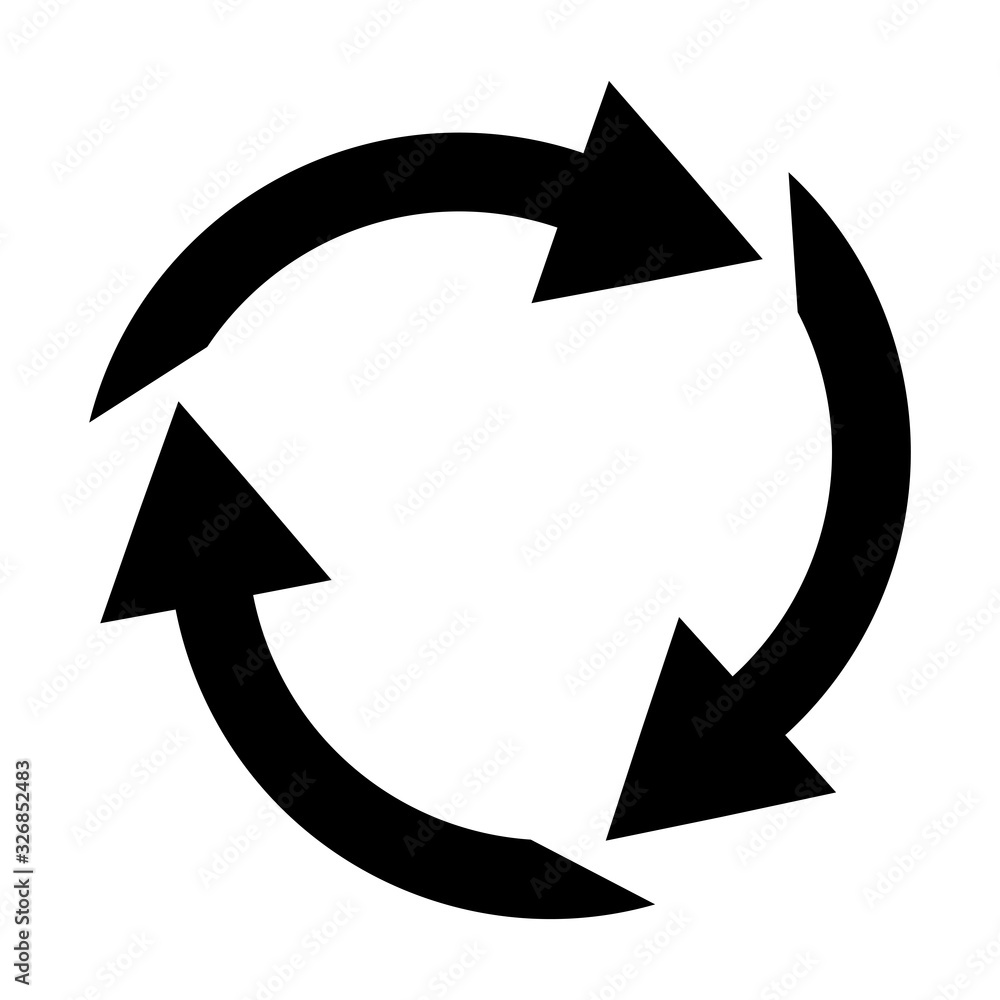 rotate arrow icon vector template rotate arrow icon vector template