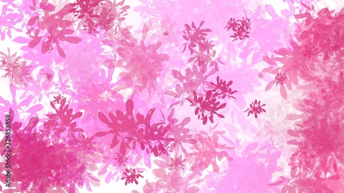 8K Abstract leaves illustration pattern background. 