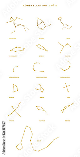 Zodiac Constellation Collection In Vector Part 2 of 6