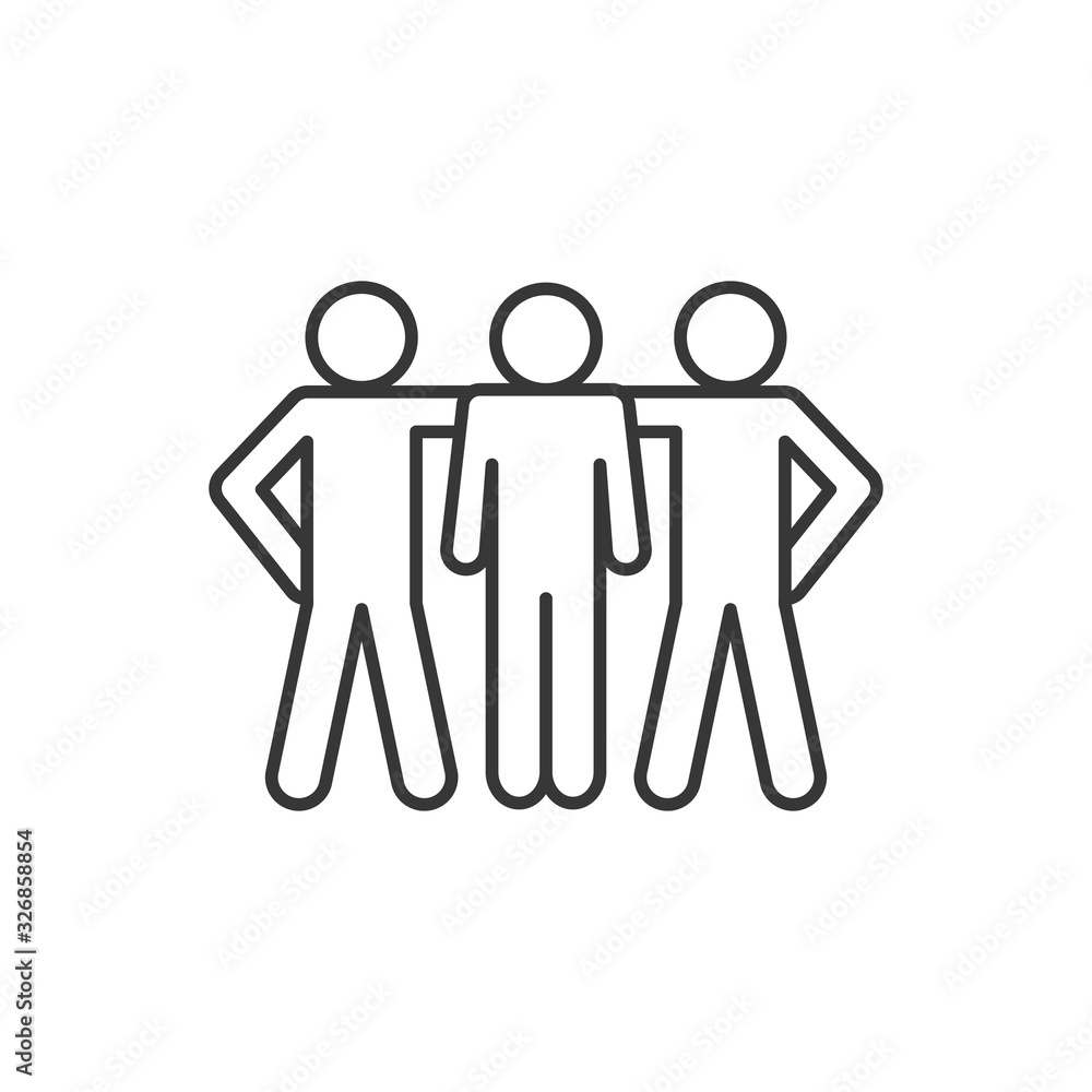 Isolated avatars line style icon vector design Isolated avatars line style icon vector design