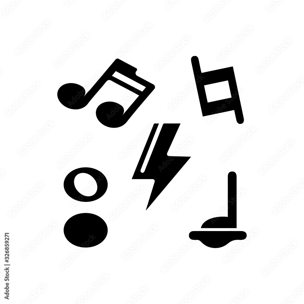 Fototapeta premium music note icon vector illustration design