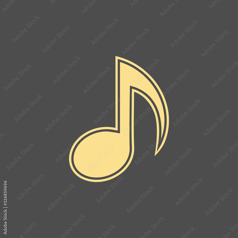 music note icon vector illustration design music note icon vector illustration design