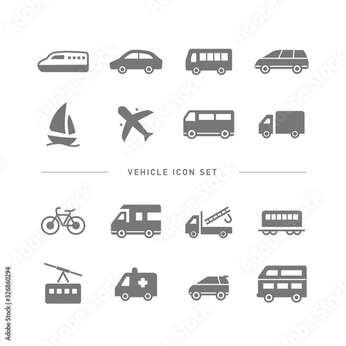 VEHICLE ICON SET