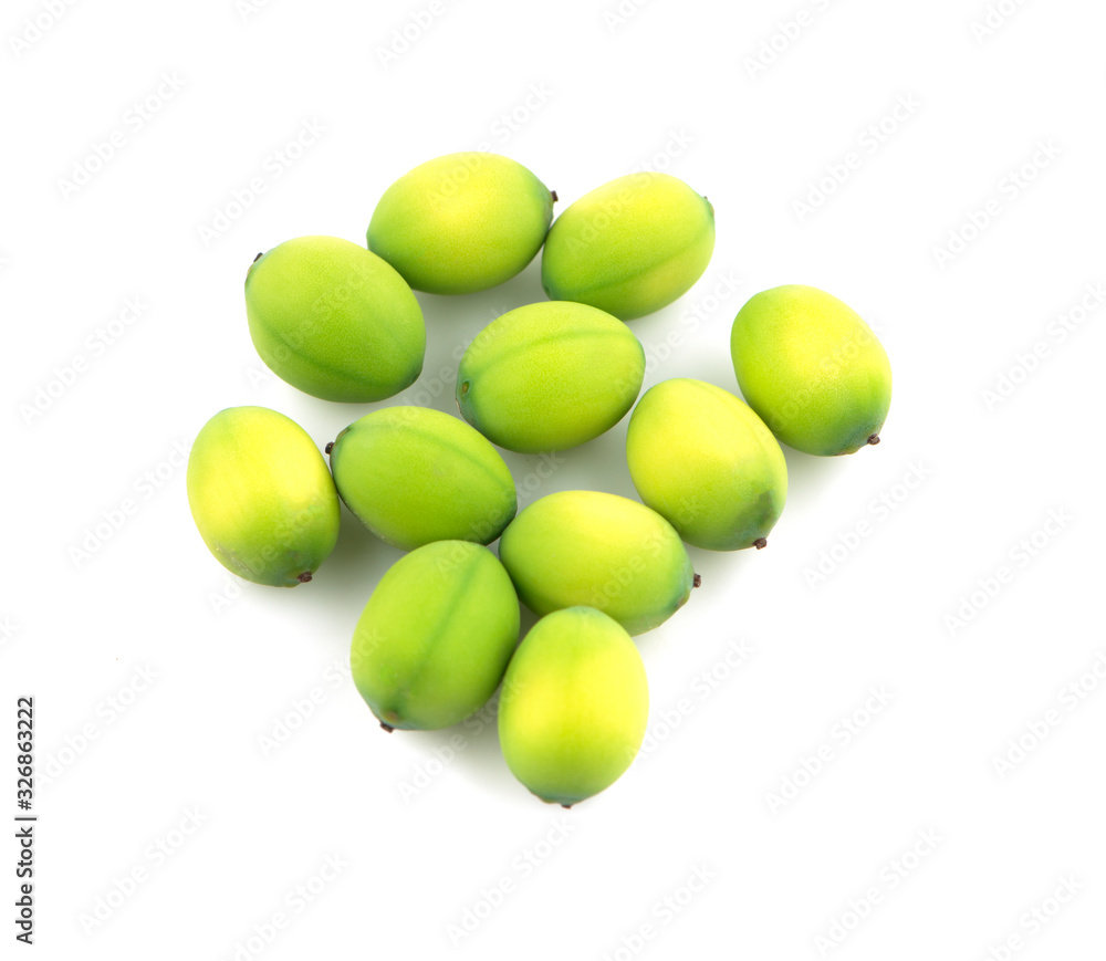 lotus seed an isolated on the white background