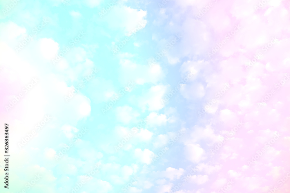 Pastel shade of smooth white clouds and blue sky for background. Pastel shade of smooth white clouds and blue sky for background.