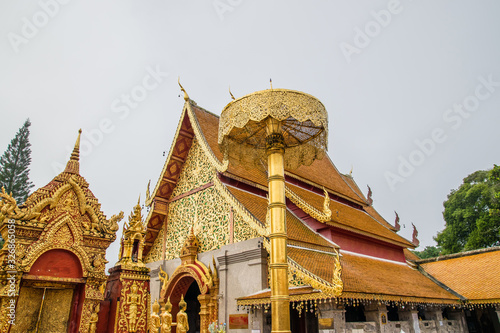 Doi Suthep temple, landmark of Chiang Mai, Thailand