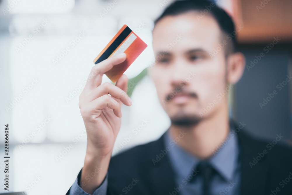 concept of credit-card for business concept of credit-card for business