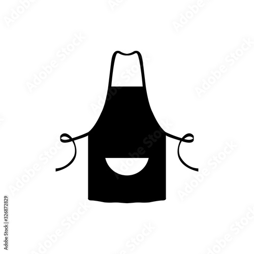 Apron Vector Icon style illustration. EPS 10 File