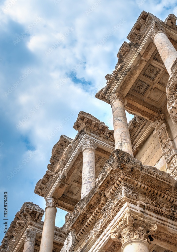 Library of Celsus in antique Ephesus, Turkey