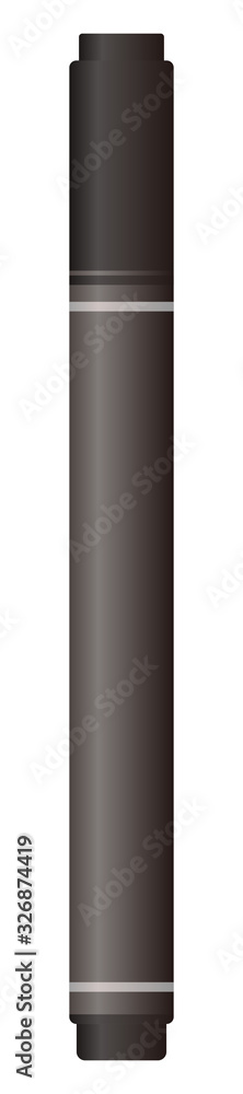 black pen isolated vector illustration black pen isolated vector illustration