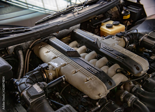 Φωτογραφία engine of exotic car