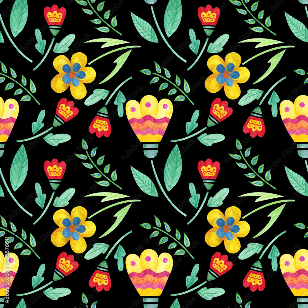 Mexican Pattern Wallpaper