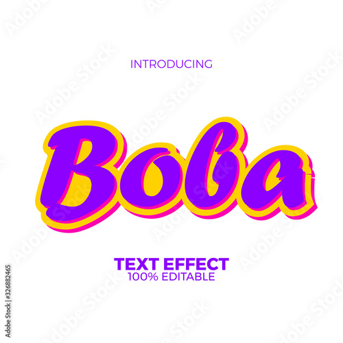 sweet colorful candy adobe illustrator text effect.