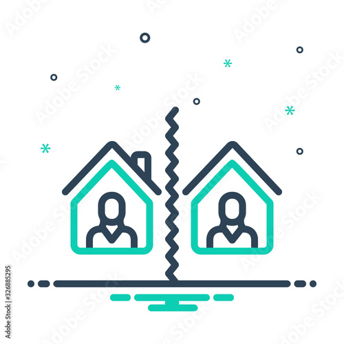 Mix icon for separate