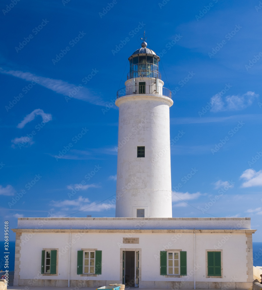 Lighthouse of the Pilar de la Mola, Formentera, Balearic Islands